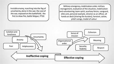 Metaphors of War in Effective and Ineffective Coping of Medical Directors of COVID-19 Wards in Public Hospitals